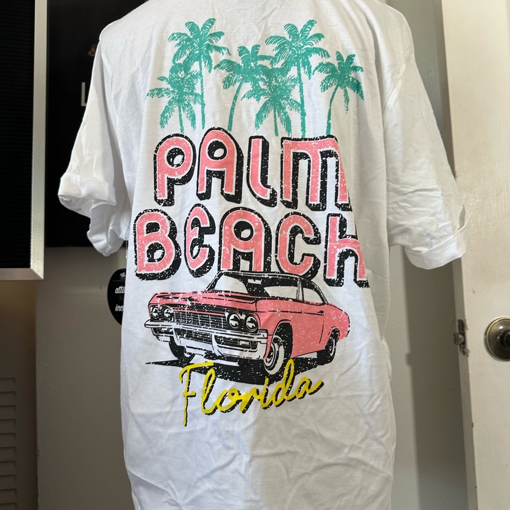 🆕Attitude Not Included Palm Beach Florida T-Shirt - Picture 11 of 15